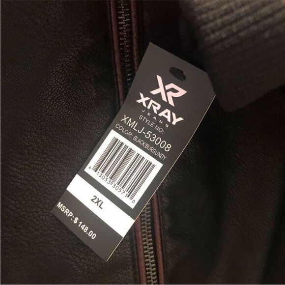 X-Ray Ring of Fire PU varsity jacket - Picture 9 of 9